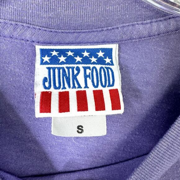 Nestle's Crunch Junk Food Brand Retro Purple Distressed Graphic Tee Unisex Sz S - Picture 2 of 12